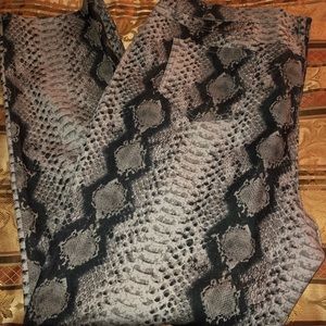 Snakeskin Pants, Size 22